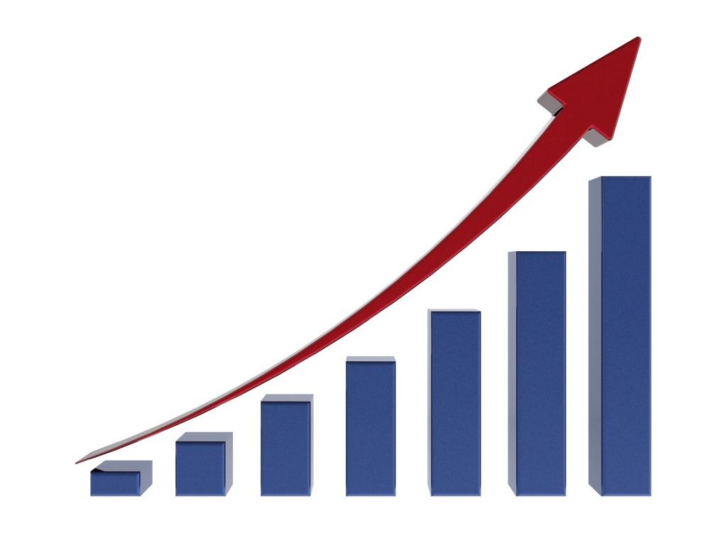 Ежегодный прирост рынка пластиковой упаковки составит 4,8% blue growth chart 2 - Ежегодный прирост рынка пластиковой упаковки составит 4,8%