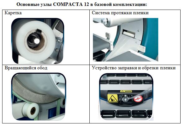 compacta 12 1 - Полуавтоматическая горизонтальная упаковочная машина в стрейч-пленку COMPACTA 12