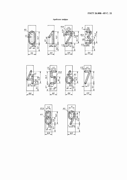 gost na shrift dlja markirovki detalej 061d360 - Гост на шрифт для маркировки деталей